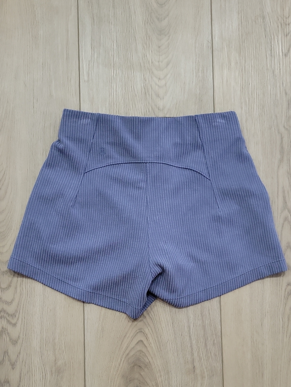 lululemon athletica High-Waist Ribbed Shorts in Lavender